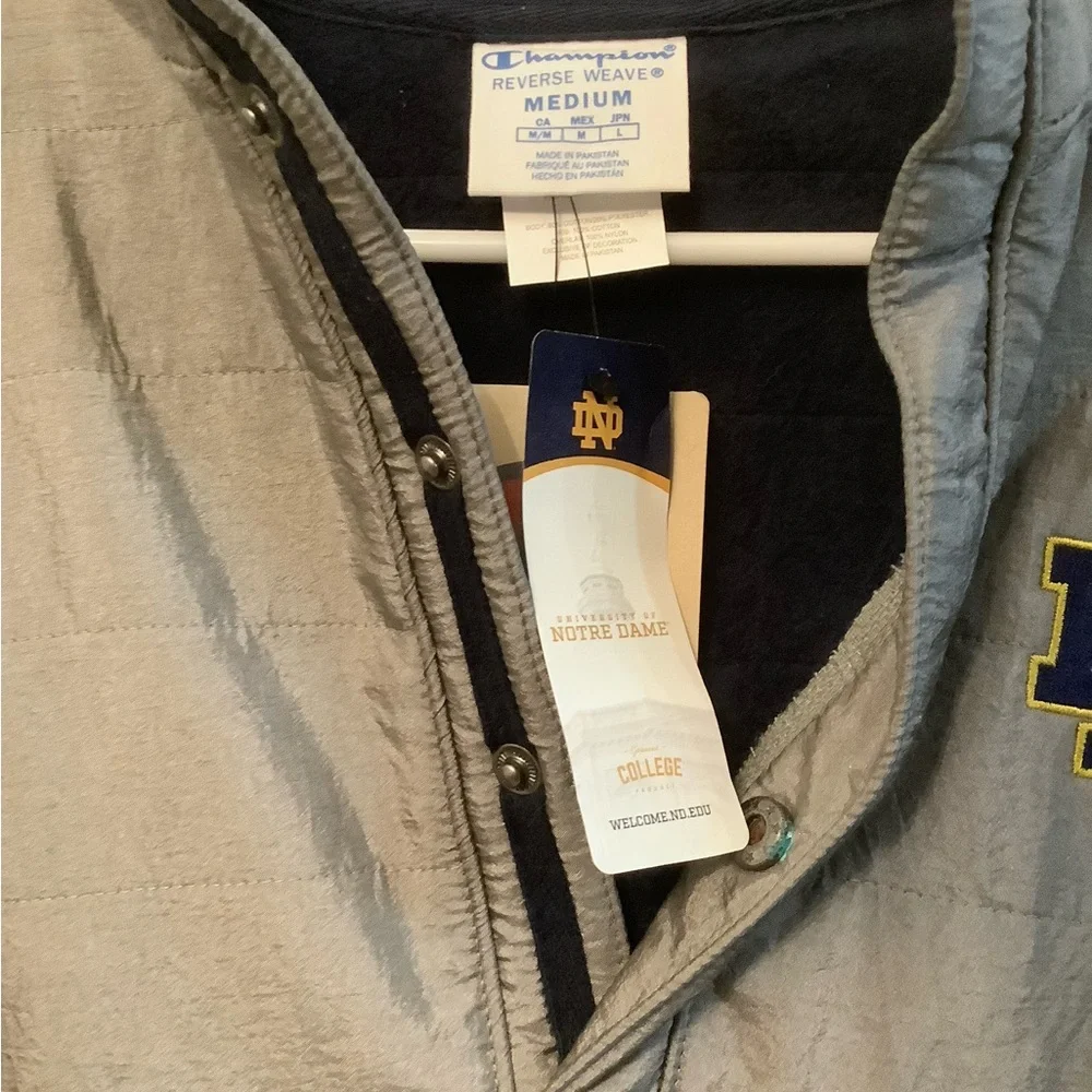Champion Gray and Navy Pullover Jacket
